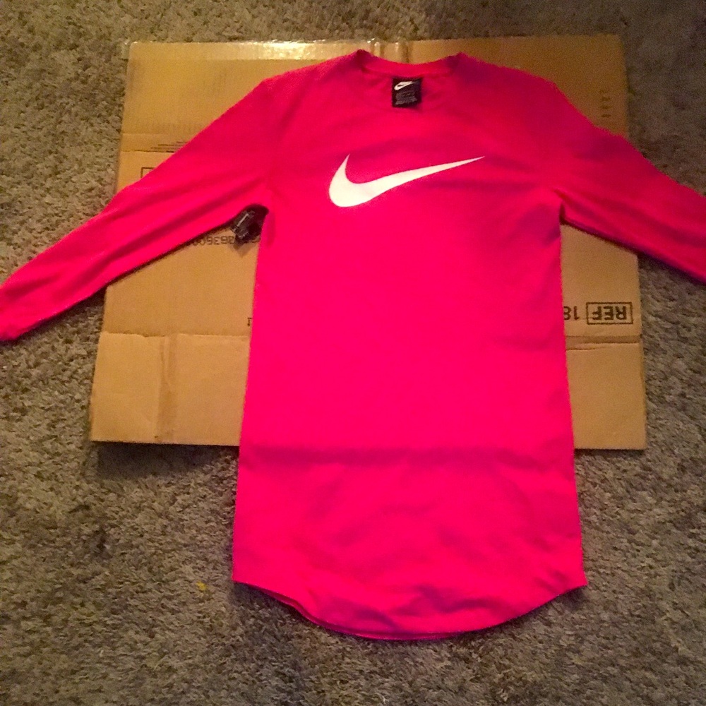 Nike pink dress.